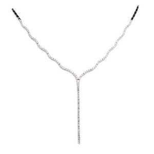 18kt White Gold Diamond Necklace