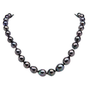 Black Fresh Water Pearl Necklace