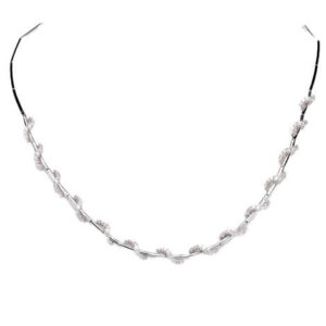 18kt White Gold Diamond Necklace