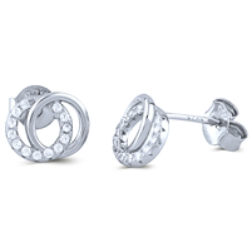 Silver earrings