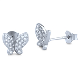 Silver earrings