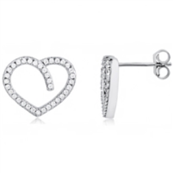 Silver earrings
