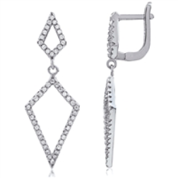 Silver earrings