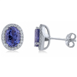 Silver earrings