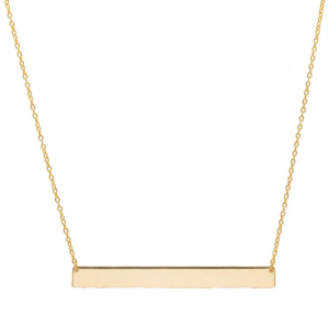 Silver Bar Necklace