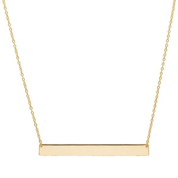 Silver Bar Necklace