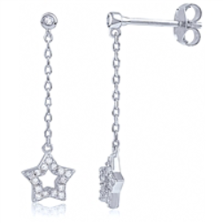 Silver earrings