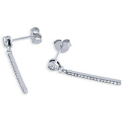 Silver earrings