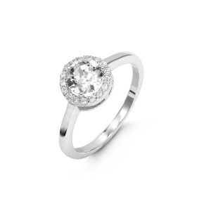 Silver Birthstone rings