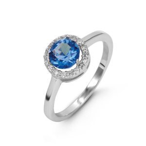 Silver Birthstone rings