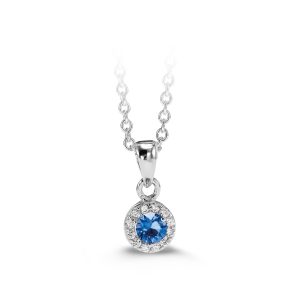 Silver Birthstone Pendants