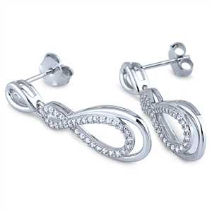 Silver earrings