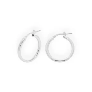 Silver Hoop Earrings