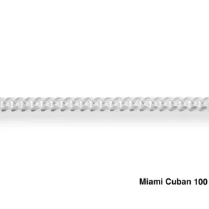925 sterling silver Miami Cuban chain 20''