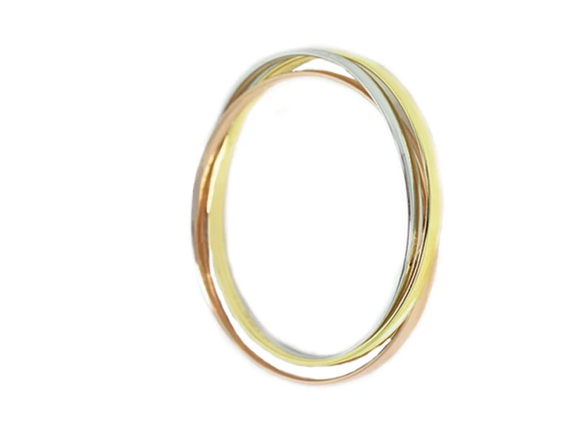 925 STERLING SILVER INTERTWINED BANGELS