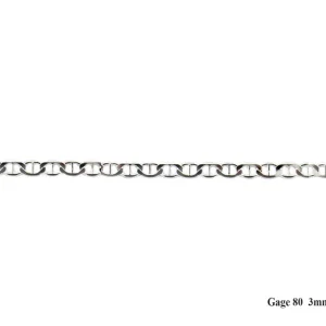 925 sterling silver Gucci link chain 22''.